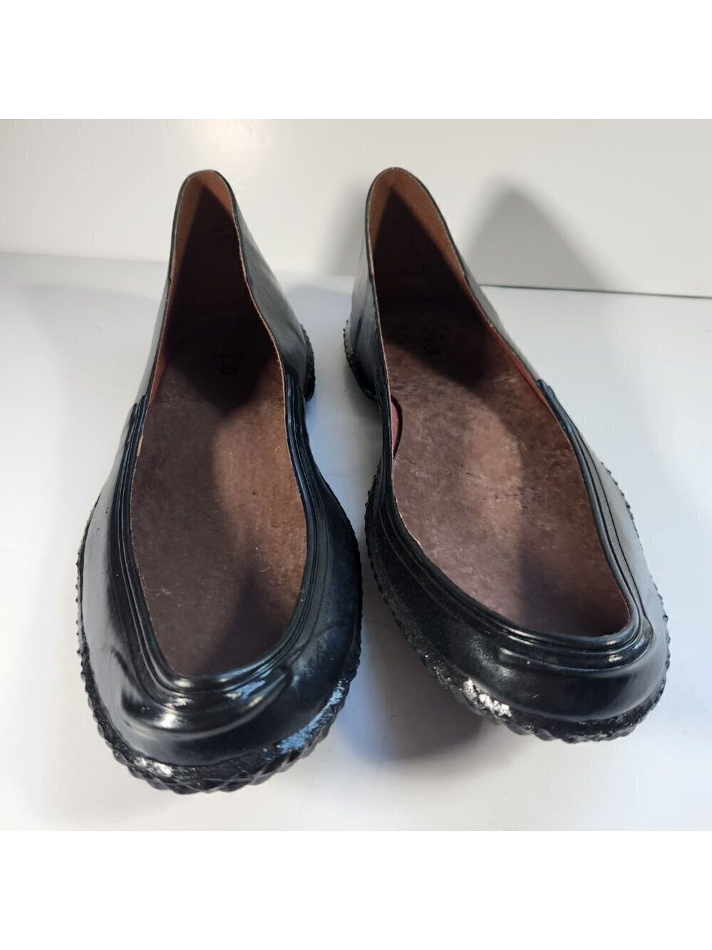 Acton Overshoes Size 9 Black Vintage Natural Rubber Hand Crafted Canada